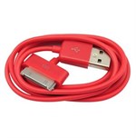 2 meter iPod/iPhone-kabel (röd)